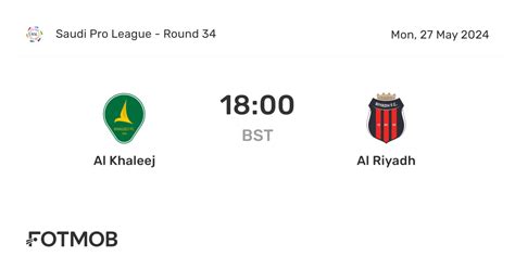 Al Khaleej Vs Al Riyadh Live Score Predicted Lineups And H2h Stats