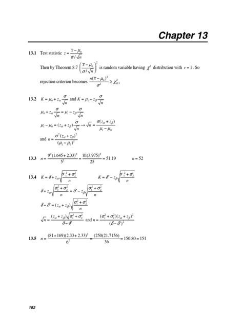 X Z N X N V Nx 13 1 Test Statistic Download Free Pdf P Value Statistical Hypothesis Testing