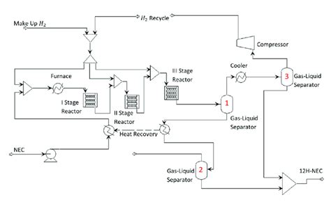 8 Diagram Of The Hydrogenation Process Download Scientific Diagram