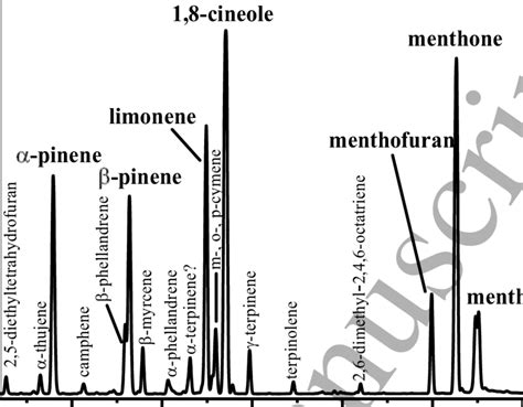 An Example Chromatogram Over Retention Times From 125 To 24 Minutes Download Scientific