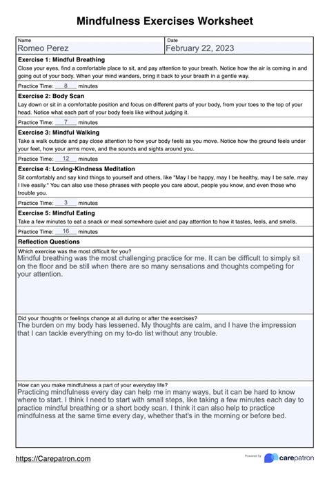 Printable Dbt Mindfulness Worksheets