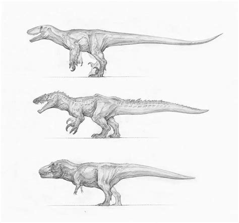 The Isle Concept Art: Three Types of Dinosaurs