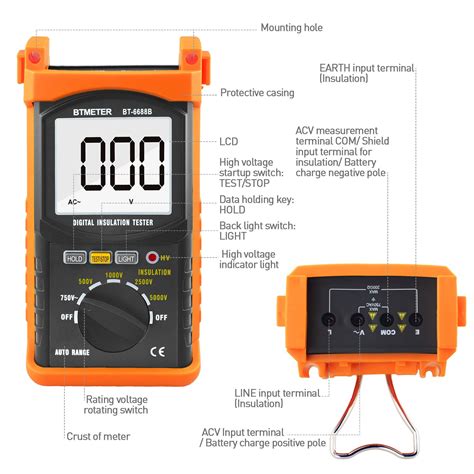 Mua Btmeter Bt B Megohmmeter Gig Ohm Digital Insulation