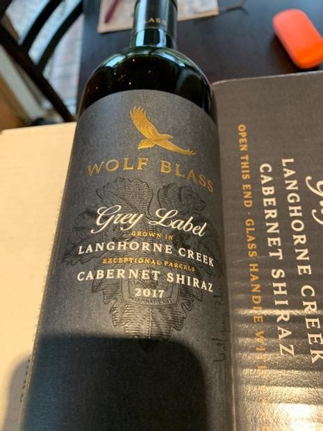 2017 Wolf Blass Grey Label Cabernet Shiraz Australia South Australia