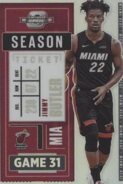 Panini Contenders Optic Season Ticket Silver Prizm Jimmy