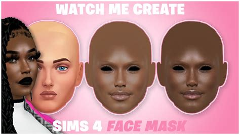 Watch Me Create Sims 4 Face Mask Photoshop 3d Sims4 Gamergirls