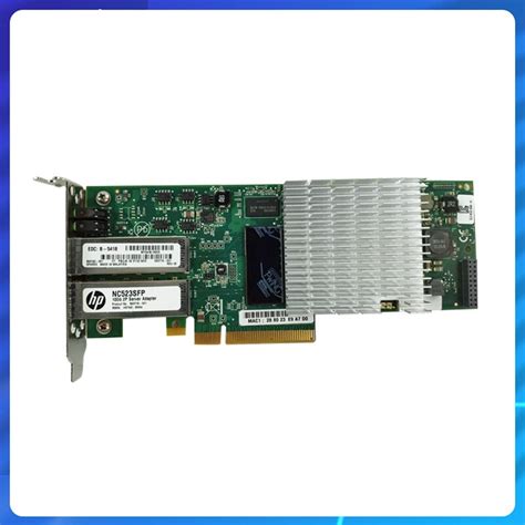 HP NC523SFP Dual Port 10GbE QLE3242 10G Fiber Optic Network Card 593742 ...