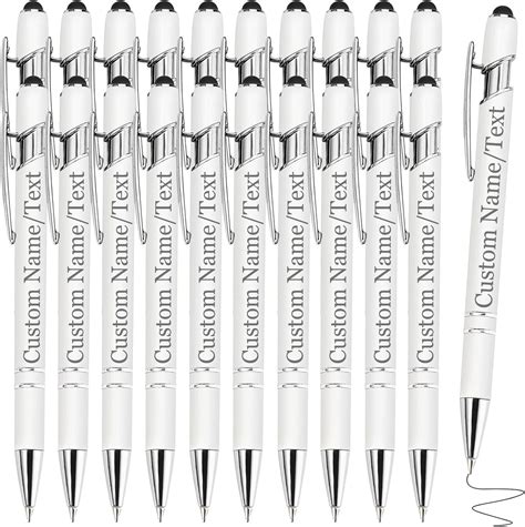 Amazon WBgjsnklbnl Personalized Pens With Name 20 Pack Custom