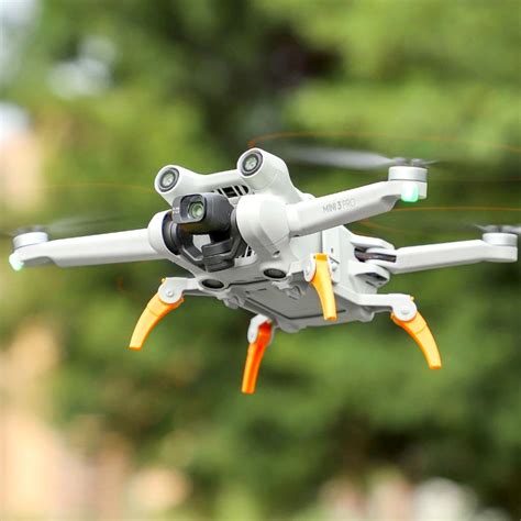 Trem de Pouso Dobrável para Drone DJI Mini 3 Pro Laranja