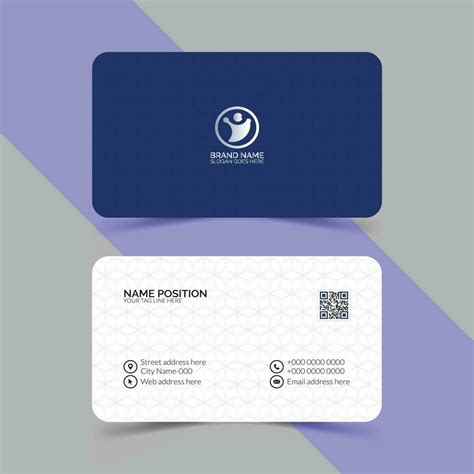 Corporate Business Card Layout 25773603 Vector Art At Vecteezy