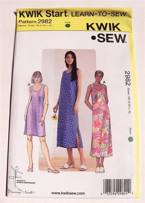 Scoop Neck Dress Pattern