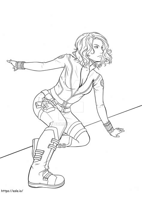 Black Widow Coloring Pages Free Printable Coloring Pages For Kids And