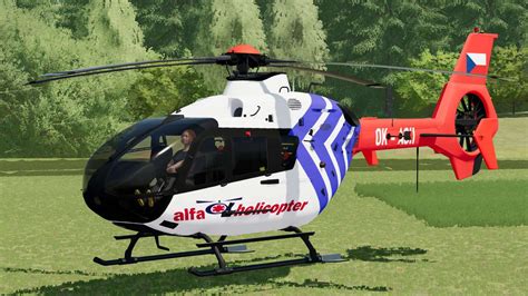 EC 135 Alfa Hélicoptère v1 0 0 0 FS25 Mod Farming Simulator 22 mod