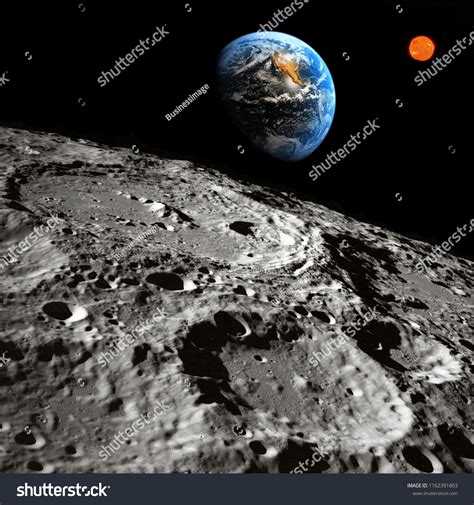 Earth Sunrise Space 3d Render Stock Illustration 1162391803 | Shutterstock