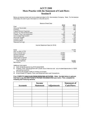 Syllabus ACCT 2101 Spring 2023 TC ACCT 2101 PRINCIPLES OF