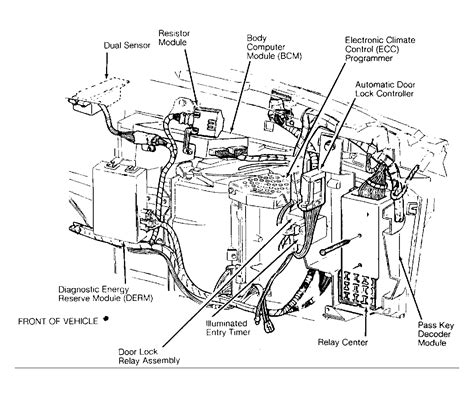 1998 Cadillac DeVille Engine Diagram