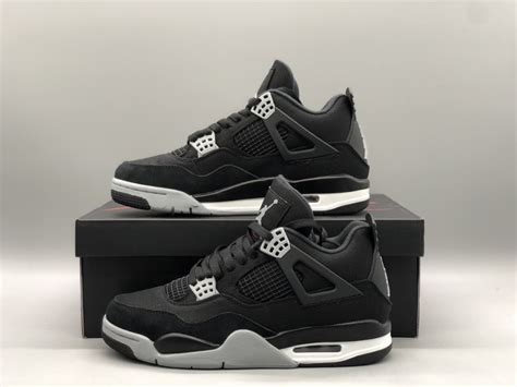 Air Jordan 4 Retro Black Canvas