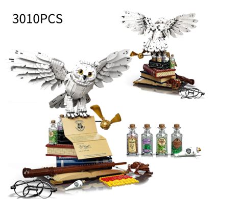 Bloco De Montar Replica Coruja Edwiges Harry Potter Hogwarts