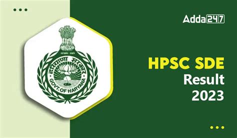 Hpsc Sde Result 2023 Out Download Merit List Pdf And Cutoff