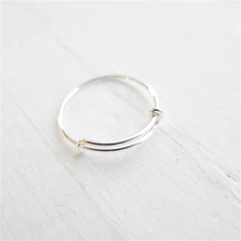 sterling silver adjustable rings etsy