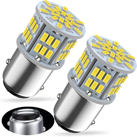 1157 Bay15d P215w 12v 24v Led Lampadine Bianca 6000k 54smd Alta E Bassa Luminosità Per Luci