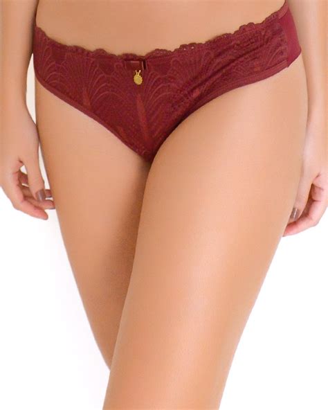 Calcinha Fio Dental Renda E Forro Sainte Nuit Lingerie Moda Intima