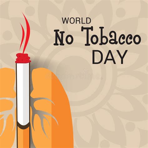 World No Tobacco Day Stock Illustration Illustration Of Quit