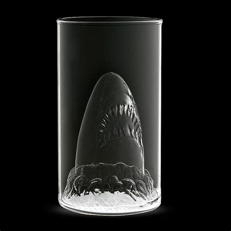 Shark Attack Glass Beer Mug - The Green Head