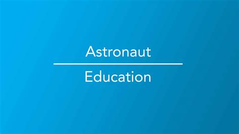 How to Become an Astronaut | Career Girls - Explore Careers