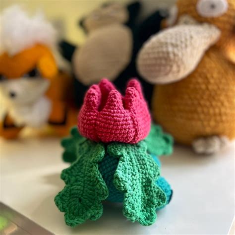 Handmade Ivysaur Plush Pokémon Toy crochet Amigurumi - Etsy