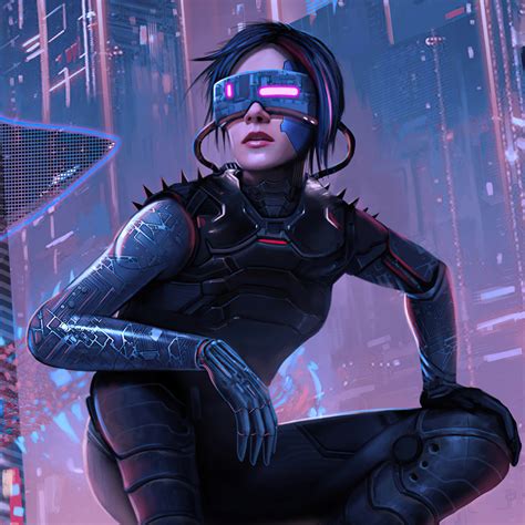 X Sci Fi Cyberpunk K Woman X Resolution Wallpaper Hd