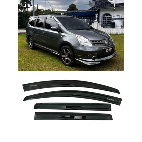 Nissan Grand Livina Mugen Airpress Door Visor Set Pcs Shopee