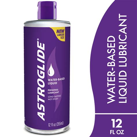 Astroglide Liquid Water Based Personal Lubricant Condom Compatible