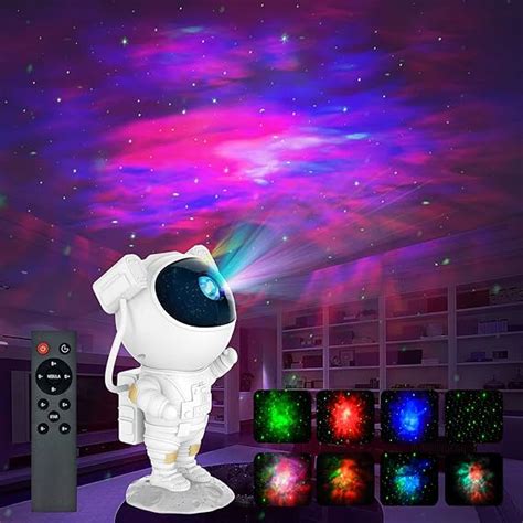 Projetor De Luz De Gal Xia Em Forma De Astronauta Projetor Space Buddy