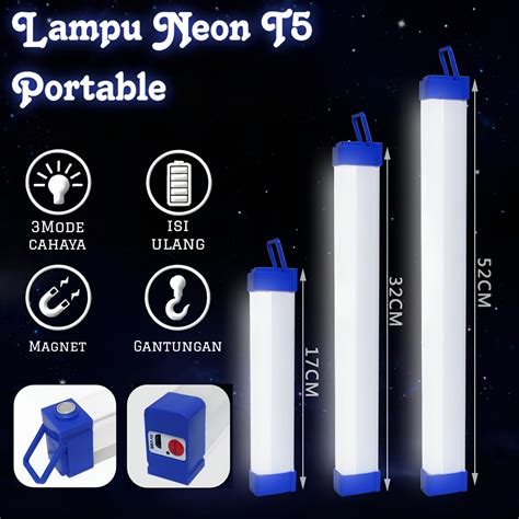 Jual Lampu Emergency Super Terang T5 20watt And 60watt Tahan Lama 24 Jam