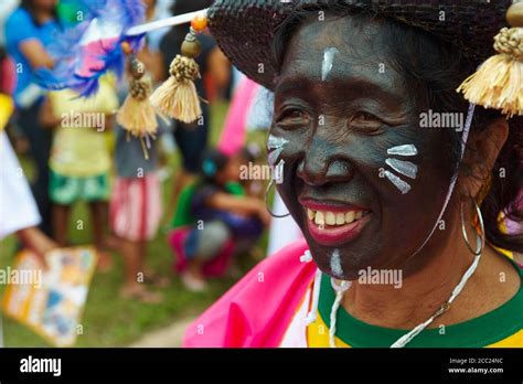 Philippines Panay Island Kalibo City Ati Atihan Festival Stock Photo