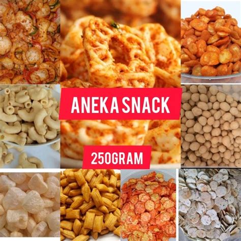 Jual Snack Makanan Ringan 250g Jajanan Snack Cemilan Ringan Jajanan