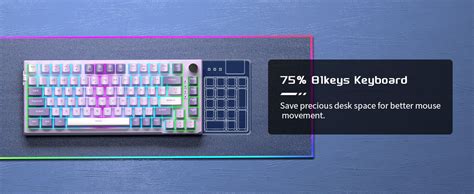 Magegee Sky Wired Gasket Mechanical Gaming Keyboard Hot Swappable Rgb Custom Creamy