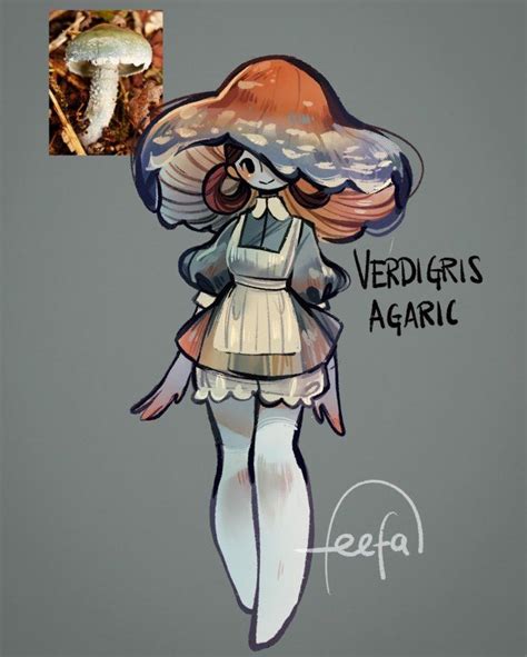 Al Dente On Twitter Rt Feefal Verdigris Agaric Drew This Mushroom