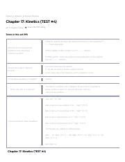 Chapter Kinetics Test Flashcards Quizlet Pdf Science Chemistry