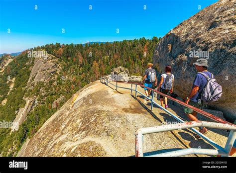 Sequoia National Park, California, United States - July 30,2019:tourist ...