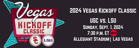 Vegas Kickoff Classic USC Vs LSU Allegiant Stadium