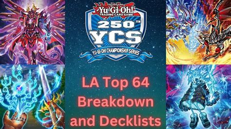 Yu Gi Oh 250th LA YCS Top 64 Breakdown And Decklists YouTube