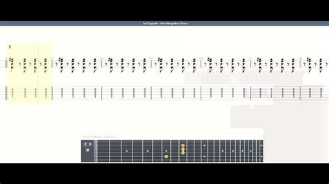 Led Zeppelin How Many More Times Guitar Tab Youtube