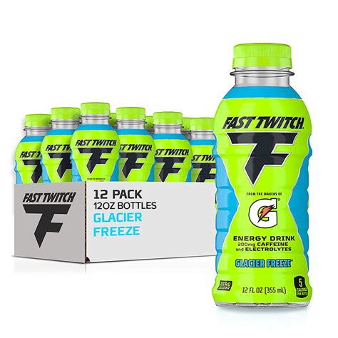 Buy Fast Twitch Energy Drink From Gatorade Glacier Freeze 12oz Bottles 12 Pack 200mg