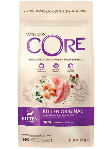 Wellness Core сухой корм для котят с индейкой 1,75 кг - купить в Москве ...