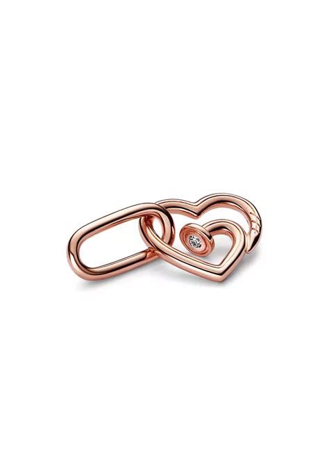 Buy Pandora Pandora Me K Rose Gold Plated Nailed Heart Styling Double