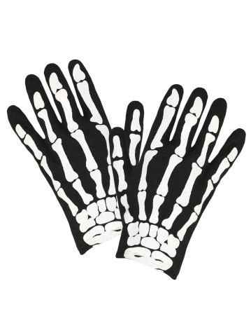 Skelett Handschuhe für Halloween Fasching kaufen Horror Shop