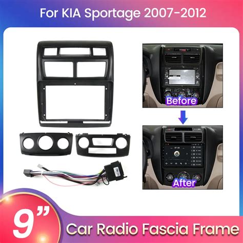 Navifly Din Android Head Unit Car Radio Frame Kit For Kia Sportage