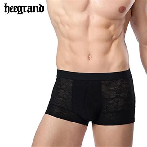 Hee Grand Hot Sale Mens Ice Silk Modal Boxer Shorts Masculine Print